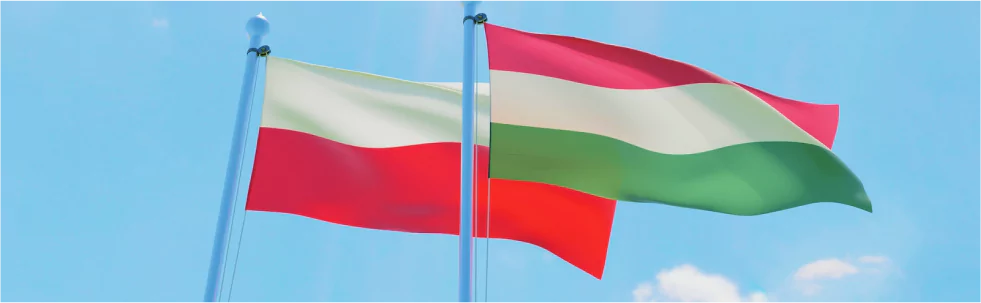 Inflation grows in Poland and Hungary.